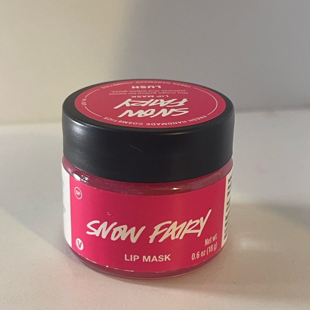 Lush snow fairy lip mask
